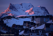 <h5>Nuuk</h5><p>Niels Joelsen Heilmann har sendt dette smukke billede. Copyright Niels Joelsen Heilmann</p>