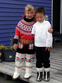 <h5>Nuuk</h5><p>Erik Rosing har taget dette smukke billede af deres børn, Freja og Miki, da de var små. Copyright Erik Rosing</p>