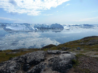 <h5>Ilulissat</h5><p>©Marianne Jacobsen. Marianne Jacobsen har taget dette smukke billede ved Sermermiutsletten.</p>