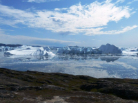 <h5>Ilulissat</h5><p>©Marianne Jacobsen. Marianne Jacobsen har taget dette smukke billede ved Sermermiutsletten.</p>